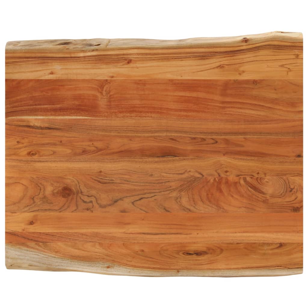 Dessus de table 110x80x3,8 cm rectangulaire bois massif acacia - XIOS