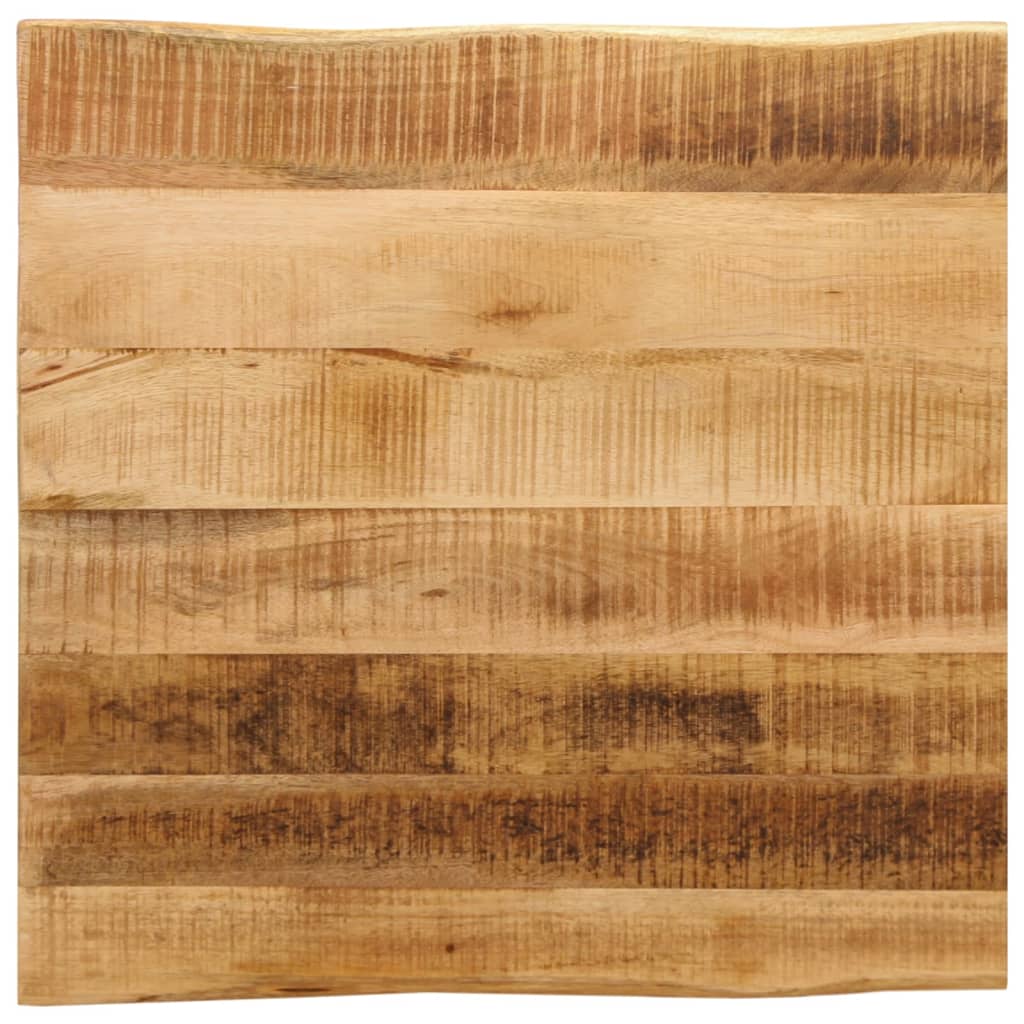 Dessus de table bord vivant 40x40x2,5 cm bois de manguier brut Plateaux de table vidaXL   