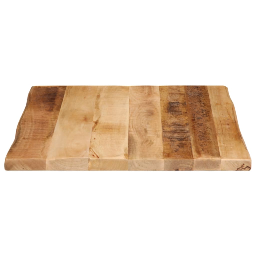 Dessus de table bord vivant 40x40x2,5 cm bois de manguier brut Plateaux de table vidaXL   