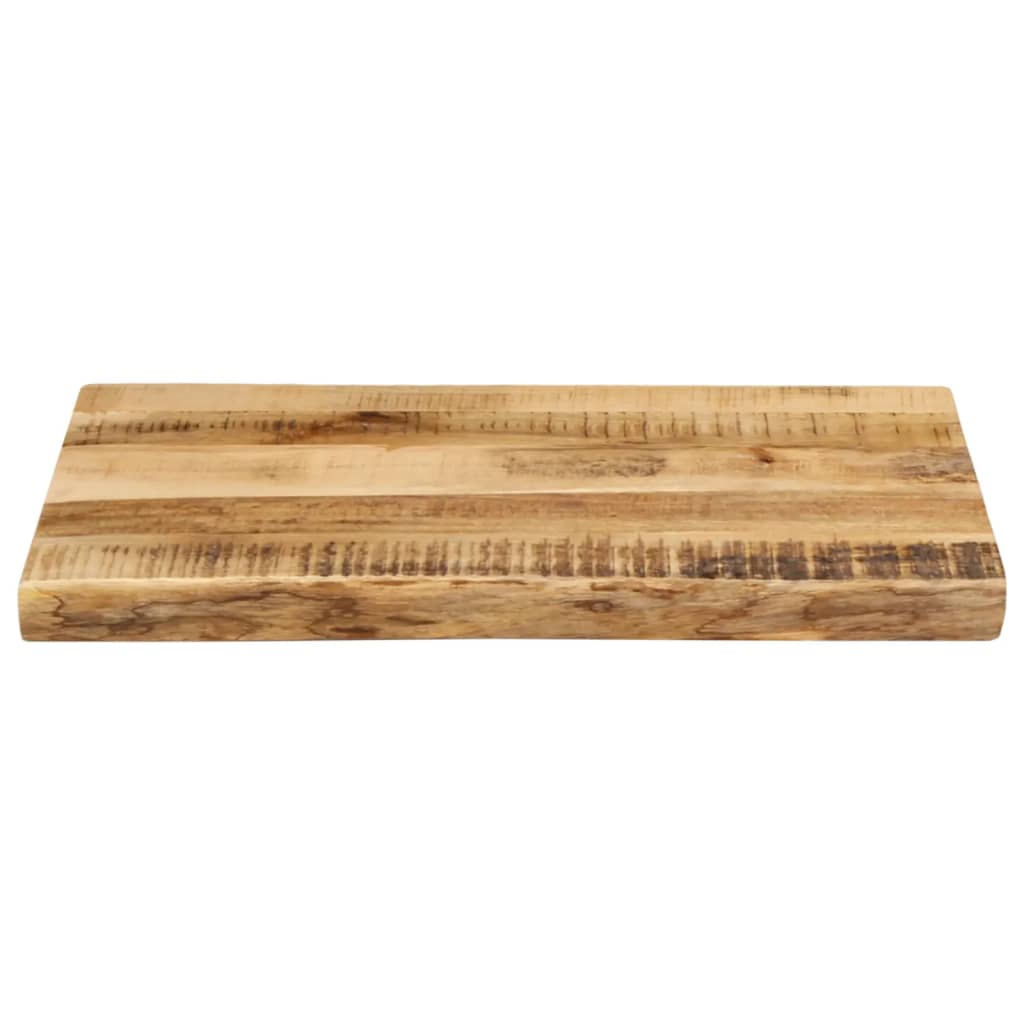 Dessus de table bord vivant 50x40x2,5 cm bois de manguier brut - XIOS