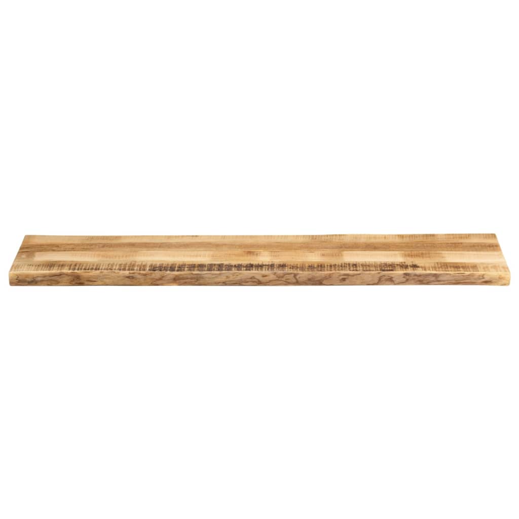 Dessus de table bord vivant 180x40x2,5 cm bois de manguier brut - XIOS