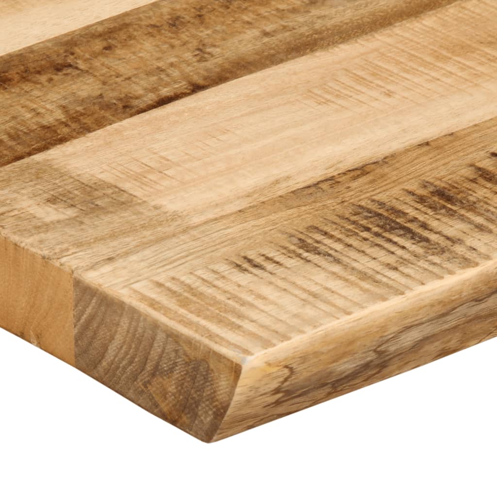 Dessus de table bord vivant 180x40x3,8 cm bois de manguier brut - XIOS