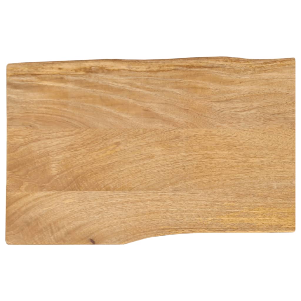 Dessus de table 50x40x2,5 cm bord vivant bois massif manguier - XIOS