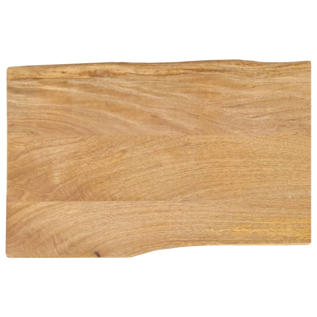 Dessus de table 70x40x2,5 cm bord vivant bois massif manguier - XIOS