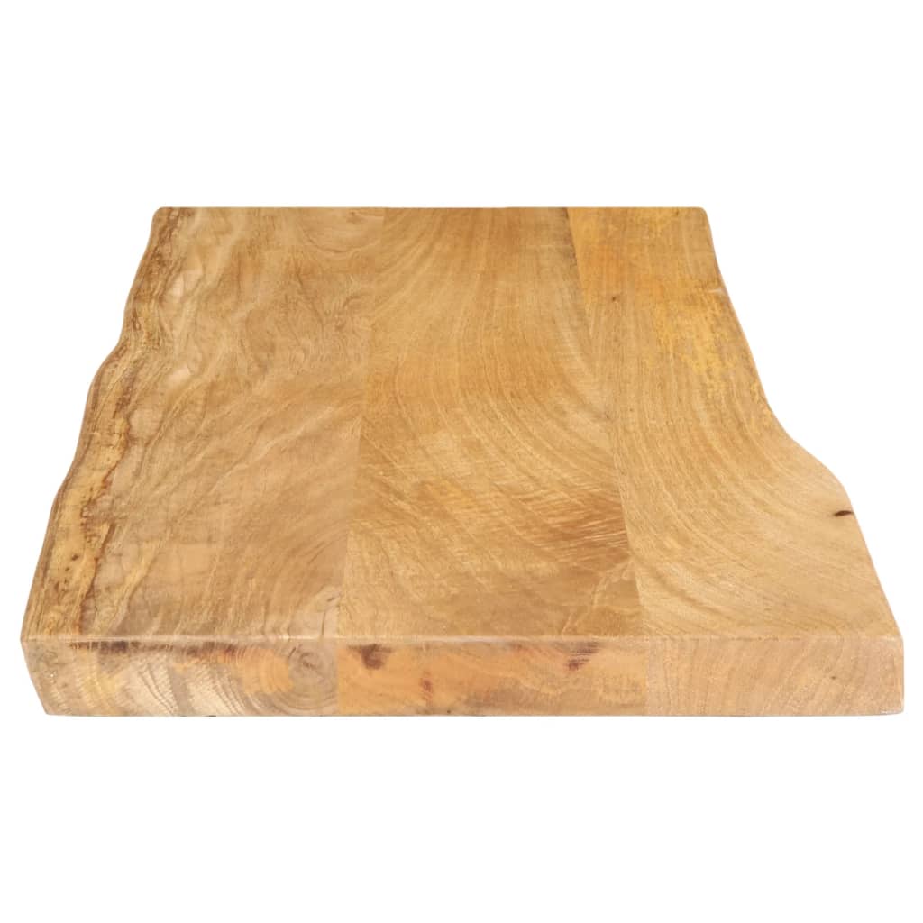Dessus de table 100x40x2,5 cm bord vivant bois massif manguier - XIOS
