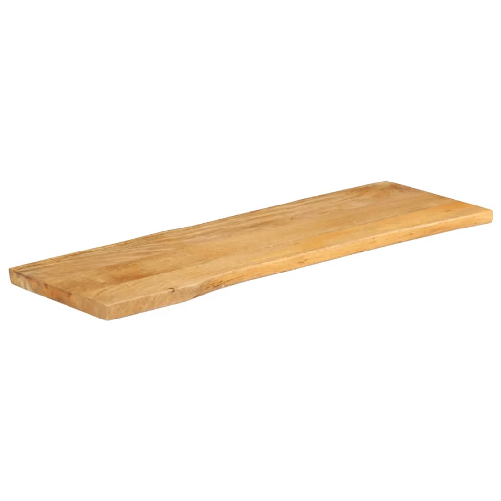 Dessus de table 110x40x2,5 cm bord vivant bois massif manguier - XIOS