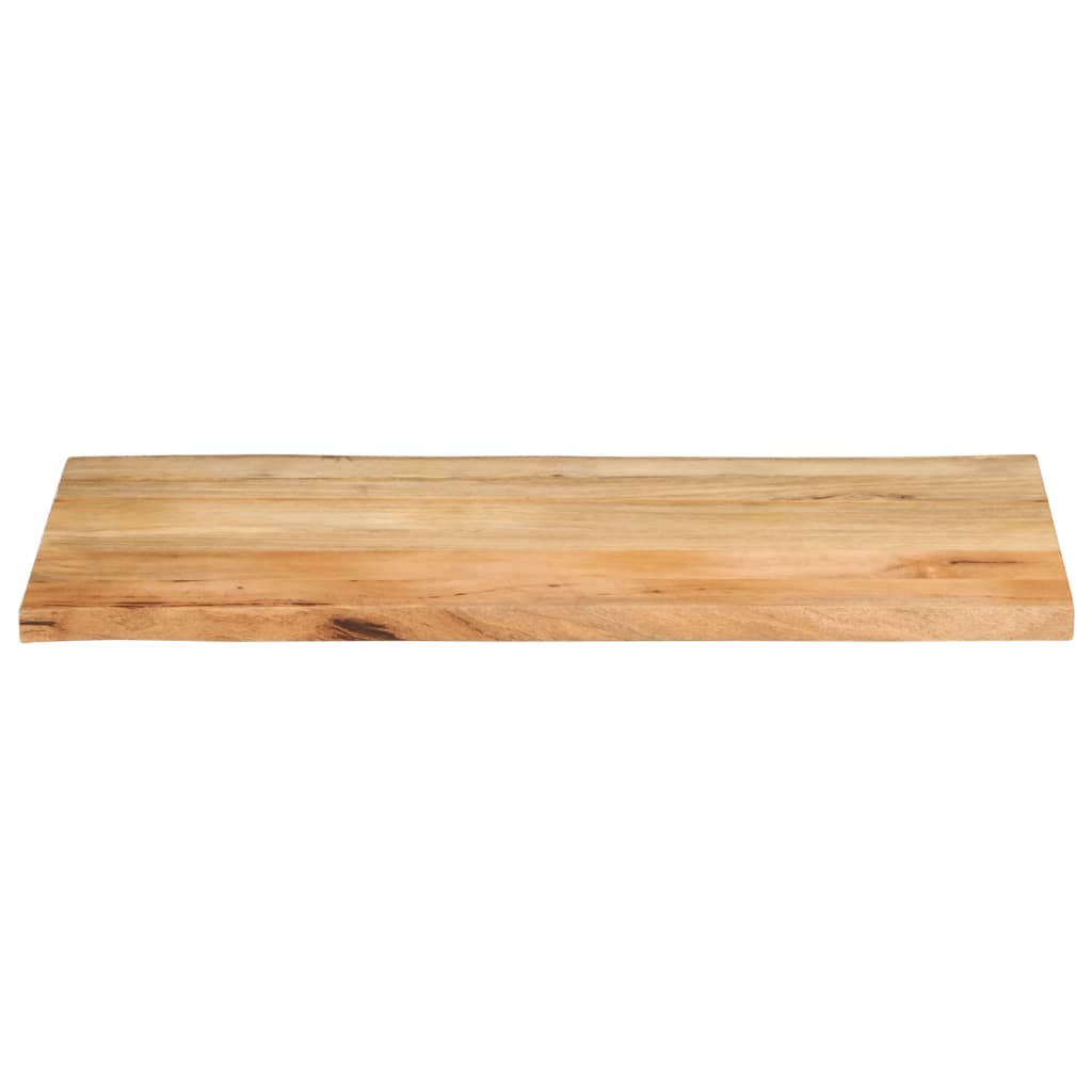 Dessus de table 100x60x2,5 cm bord vivant bois massif manguier - XIOS