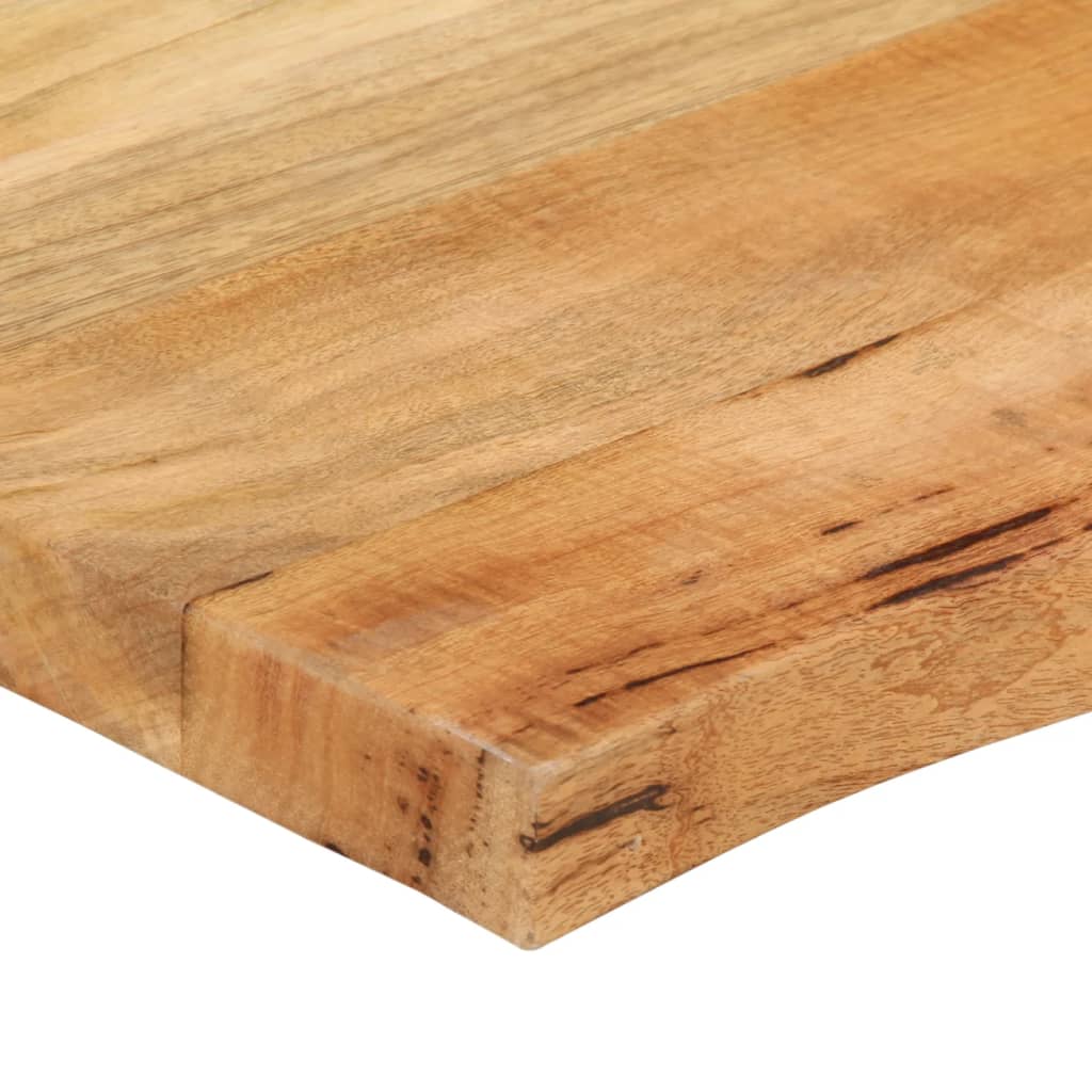 Dessus de table 100x60x2,5 cm bord vivant bois massif manguier - XIOS