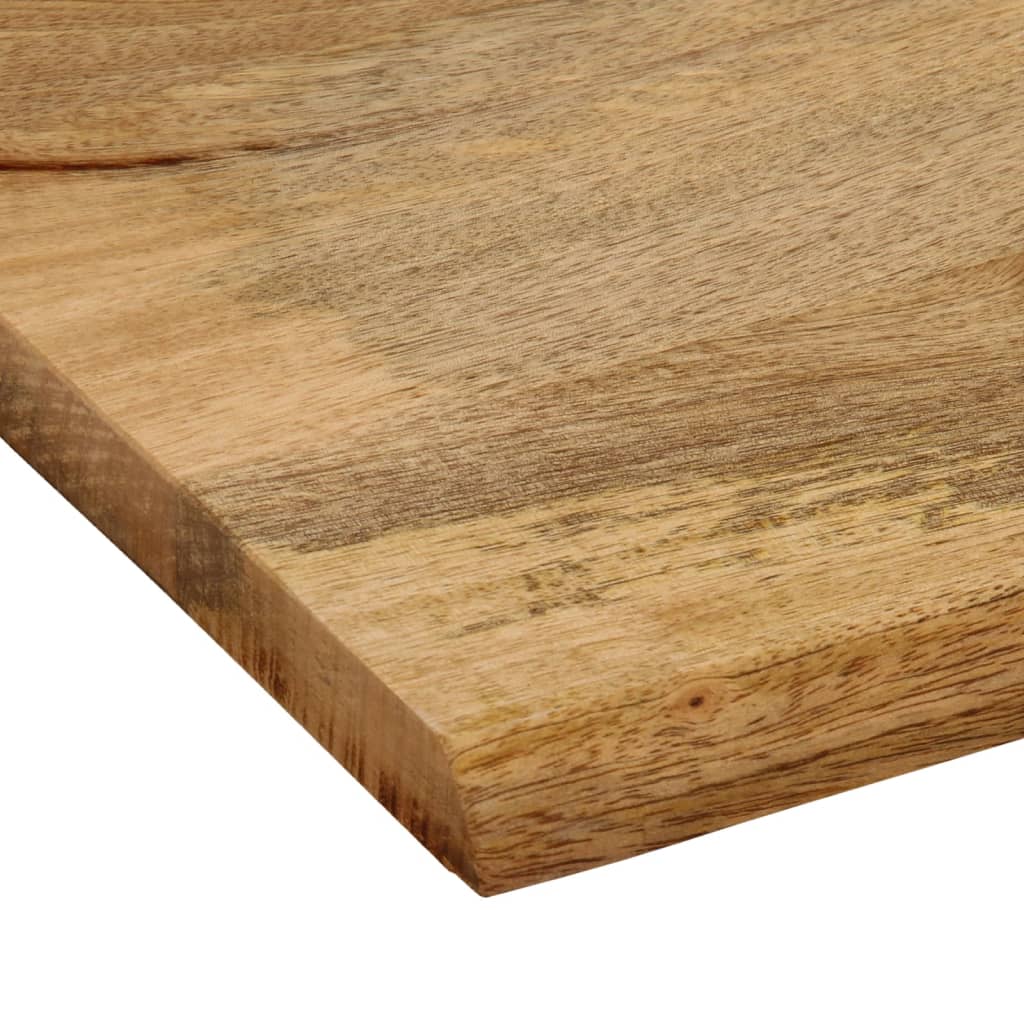 Dessus de table 90x80x2,5 cm bord vivant bois massif manguier - XIOS