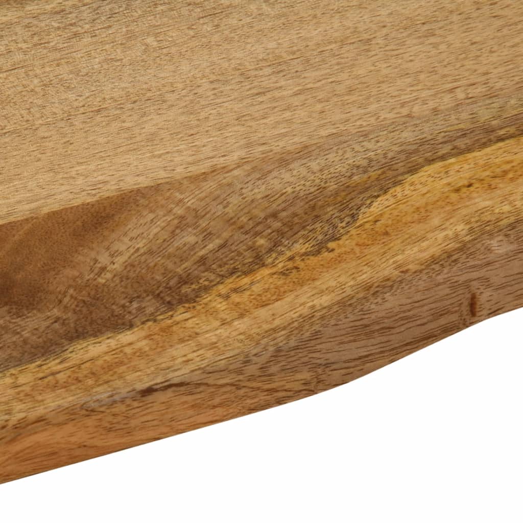 Dessus de table 90x80x2,5 cm bord vivant bois massif manguier - XIOS