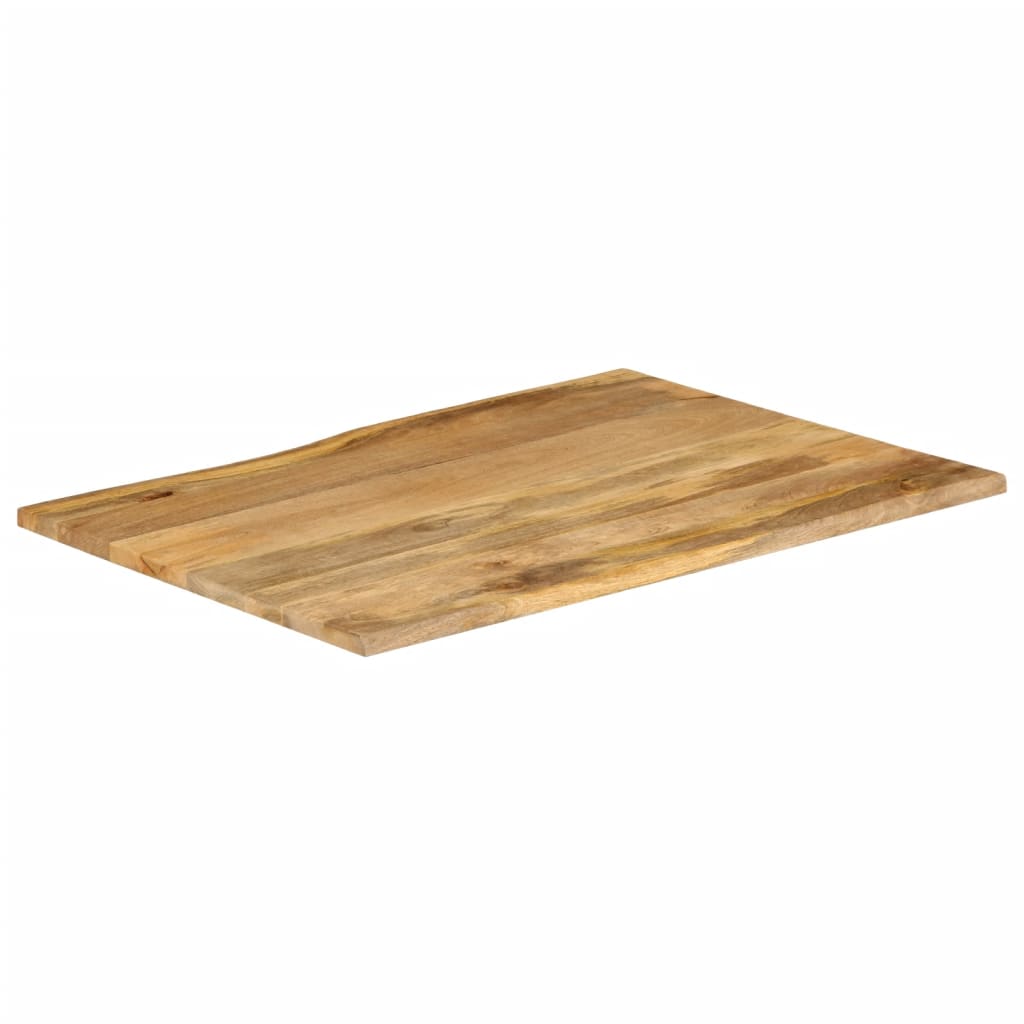 Dessus de table 110x80x2,5 cm bord vivant bois massif manguier - XIOS