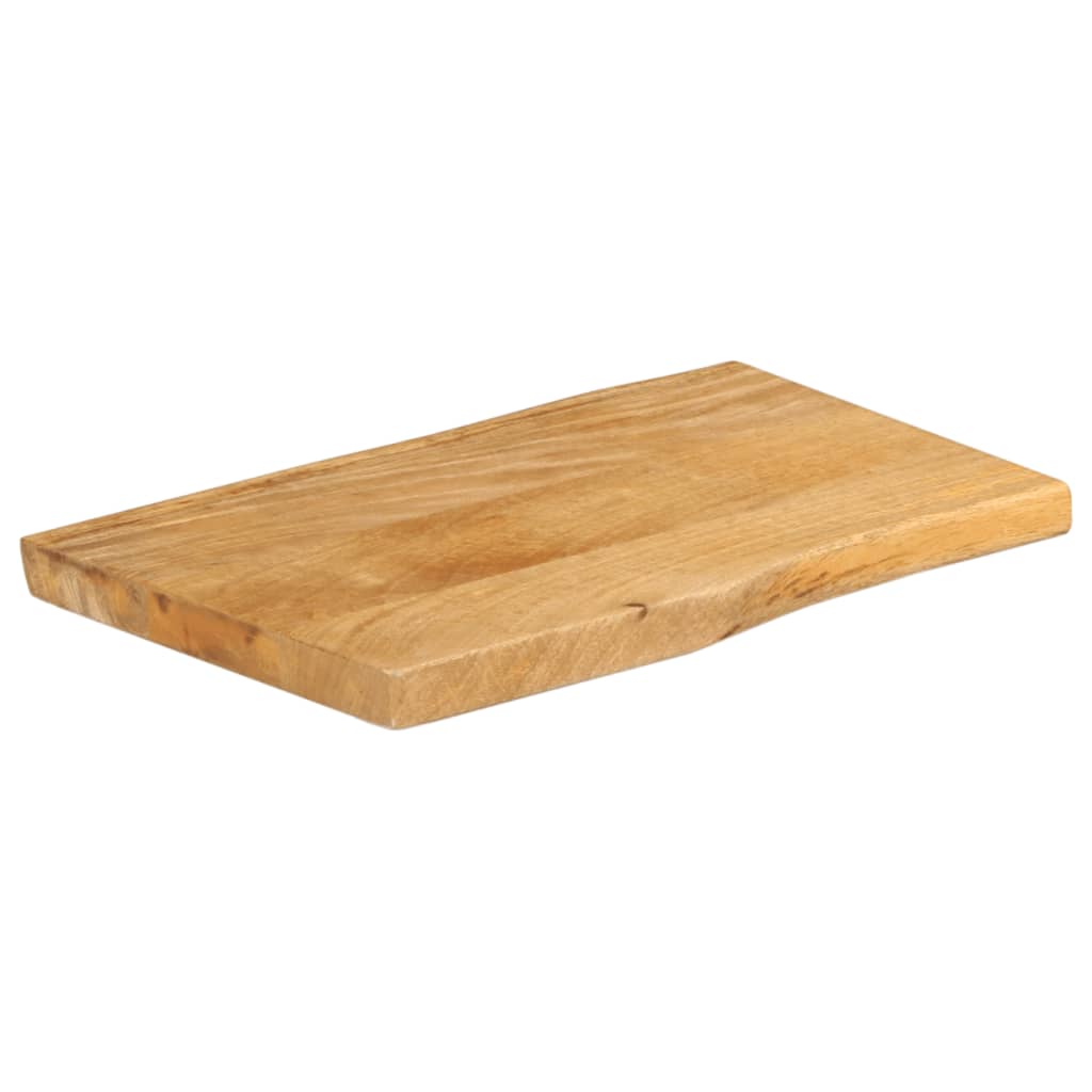 Dessus de table 70x40x3,8 cm bord vivant bois massif manguier - XIOS