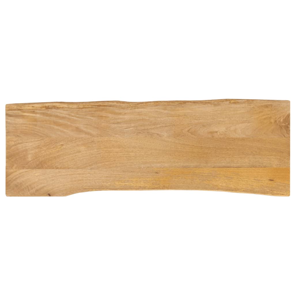 Dessus de table 110x40x3,8 cm bord vivant bois massif manguier - XIOS