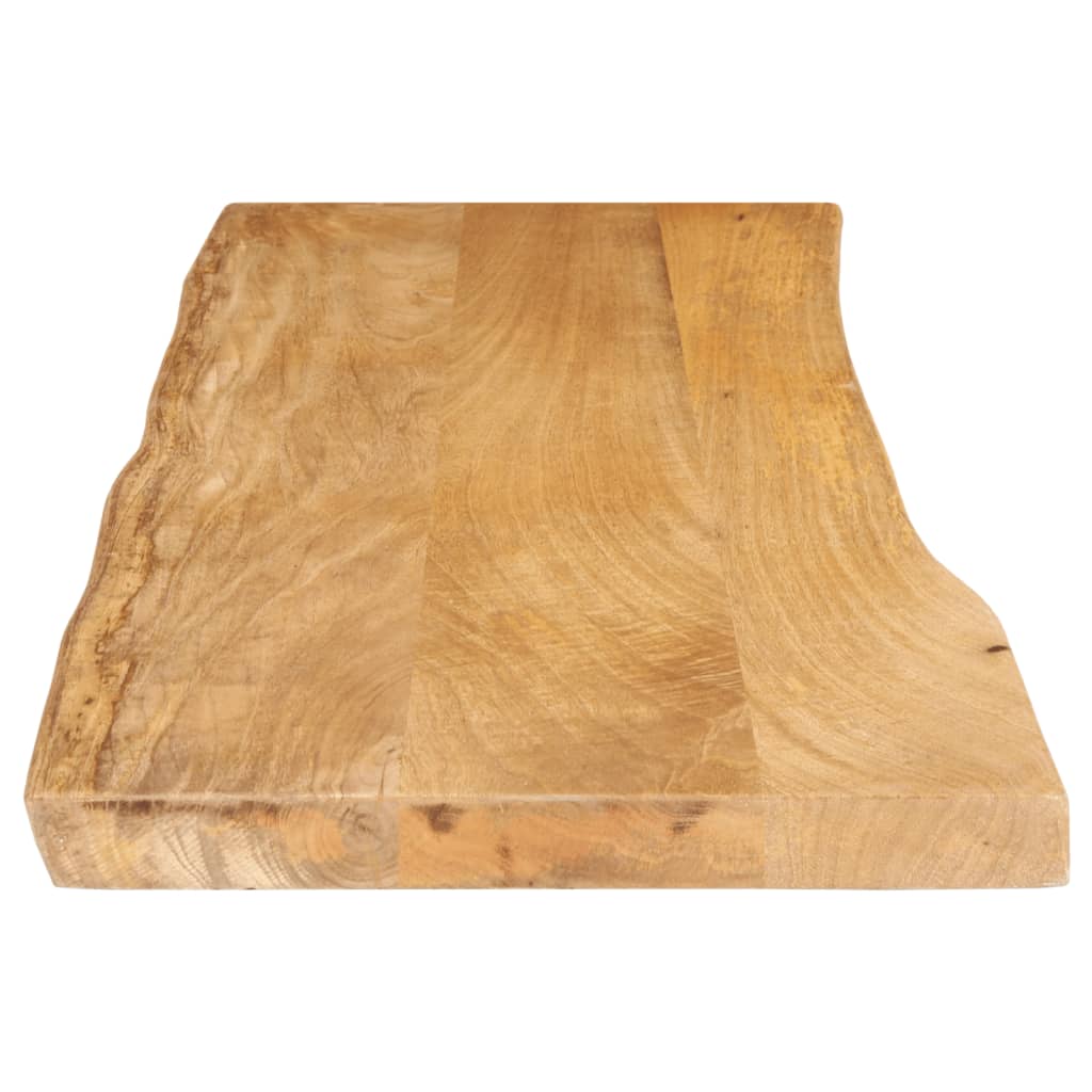 Dessus de table 110x40x3,8 cm bord vivant bois massif manguier - XIOS