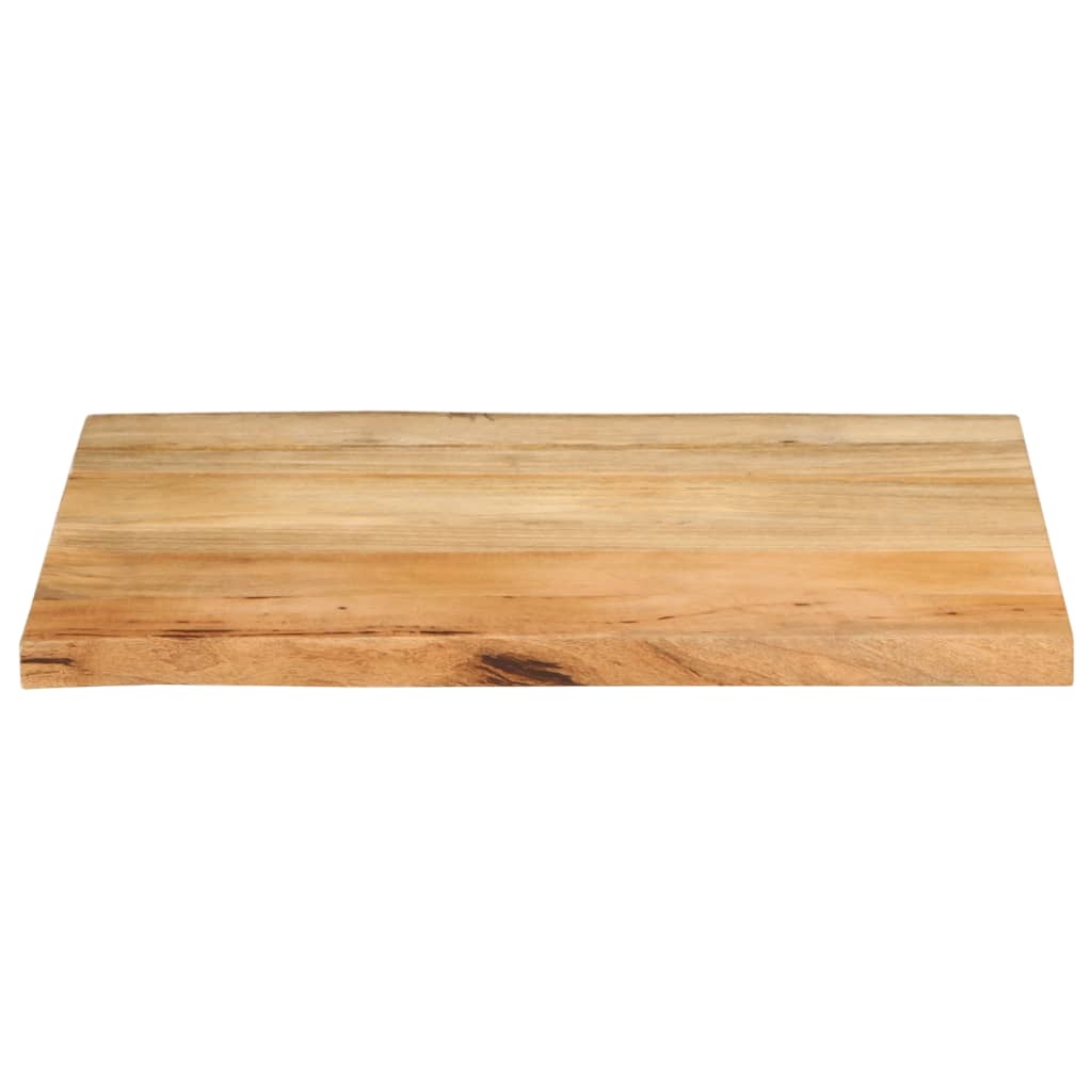 Dessus de table 80x60x3,8 cm bord vivant bois massif manguier - XIOS