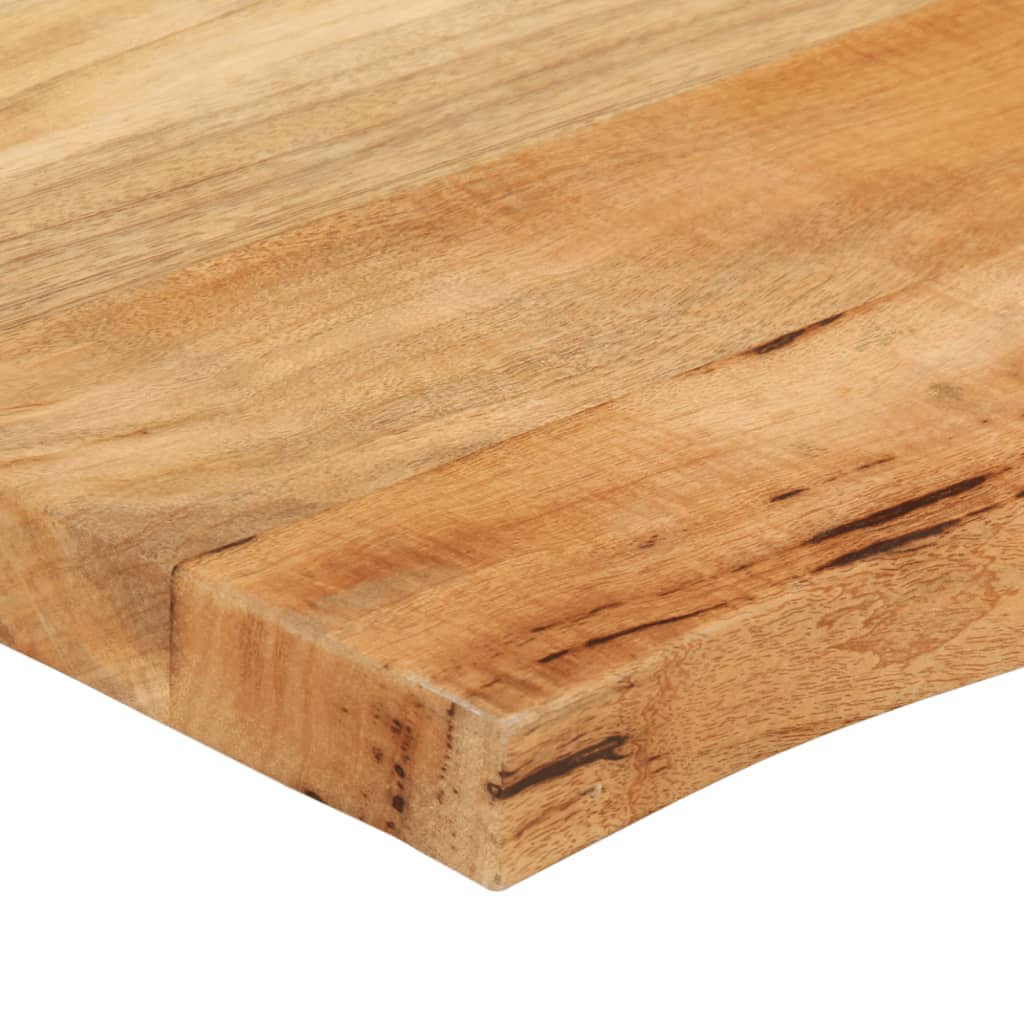 Dessus de table 80x60x3,8 cm bord vivant bois massif manguier - XIOS