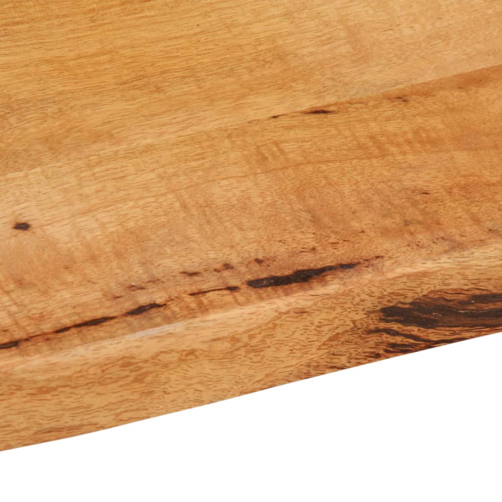 Dessus de table 80x60x3,8 cm bord vivant bois massif manguier - XIOS