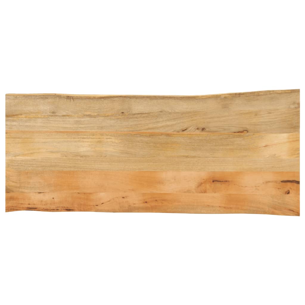 Dessus de table 140x60x3,8 cm bord vivant bois massif manguier - XIOS