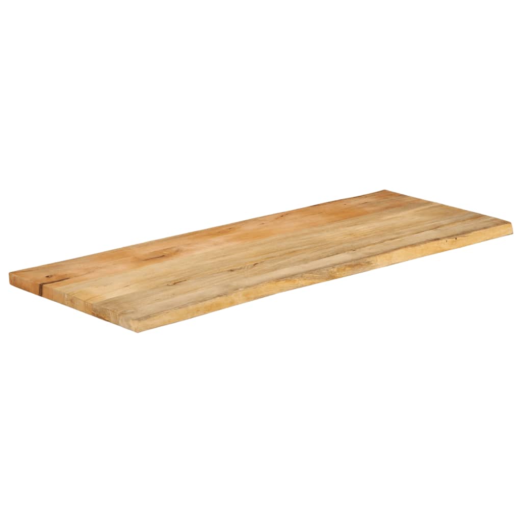 Dessus de table 140x60x3,8 cm bord vivant bois massif manguier - XIOS