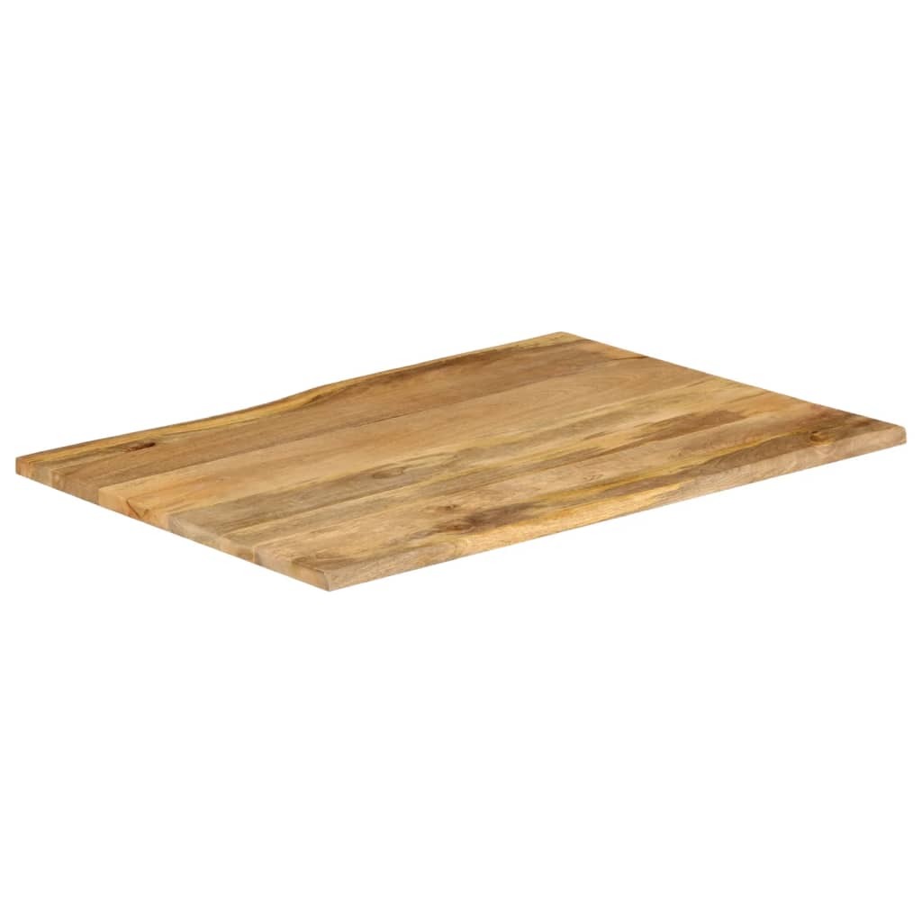 Dessus de table 110x80x3,8 cm bord vivant bois massif manguier - XIOS
