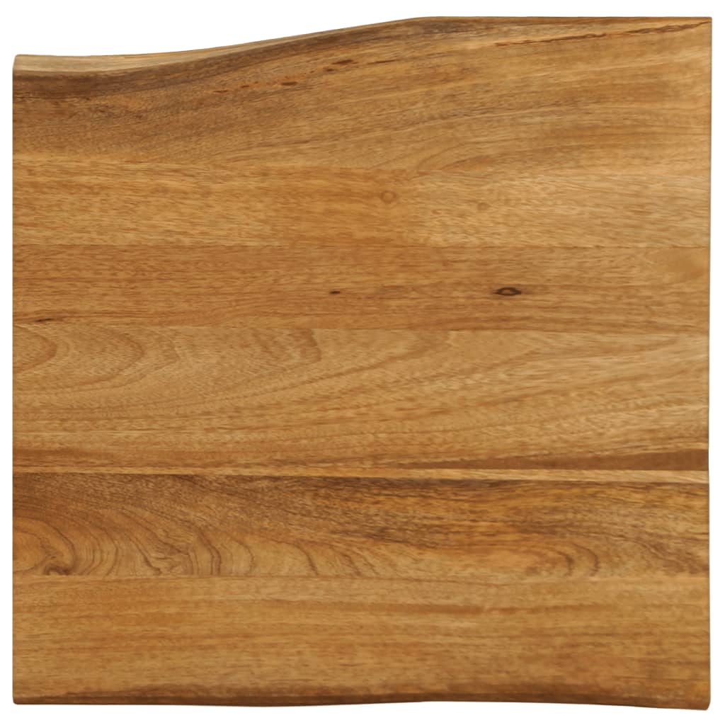 Dessus de table 40x40x2,5 cm bord vivant bois massif manguier Plateaux de table vidaXL