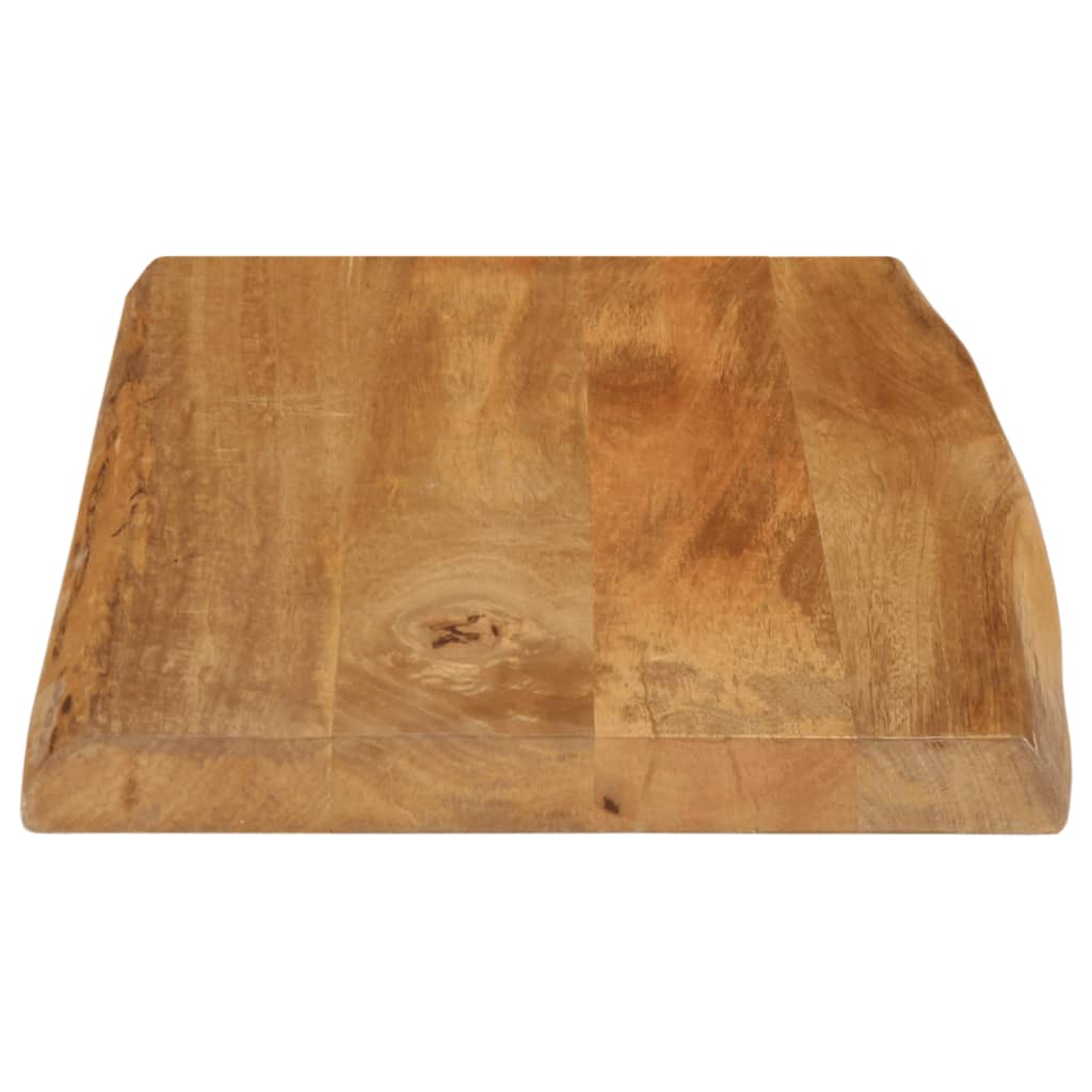 Dessus de table 60x40x2,5 cm bord vivant bois massif manguier - XIOS