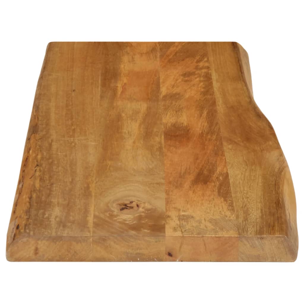 Dessus de table 80x40x2,5 cm bord vivant bois massif manguier Plateaux de table vidaXL