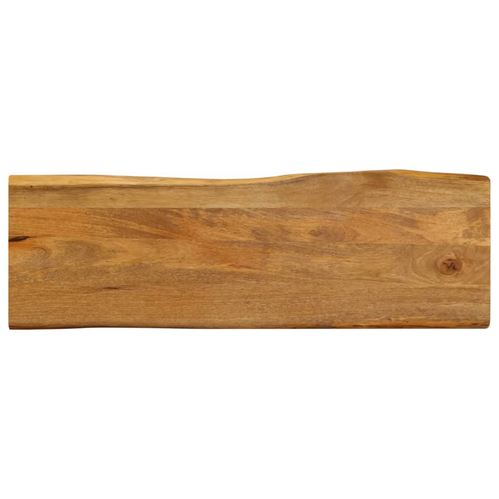 Dessus de table 110x40x2,5 cm bord vivant bois massif manguier - XIOS