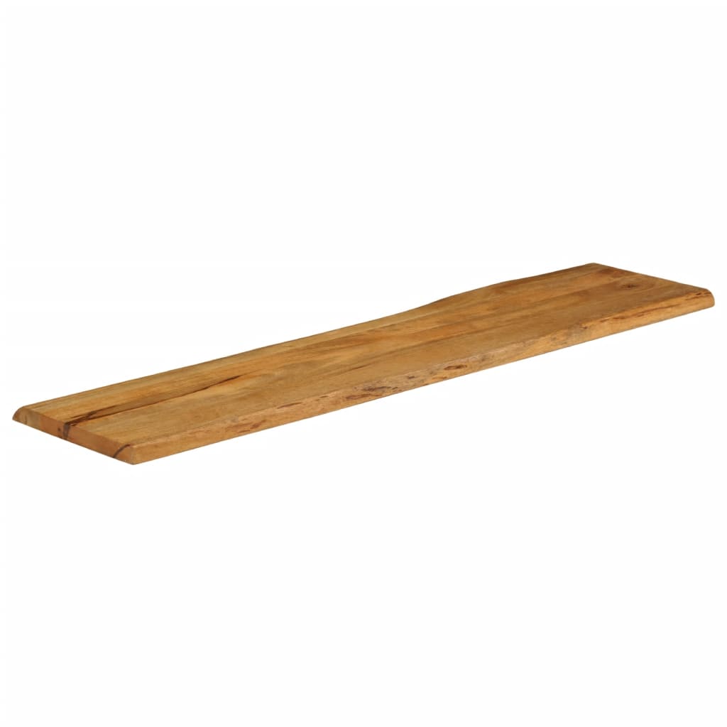 Dessus de table 180x40x2,5 cm bord vivant bois massif manguier - XIOS