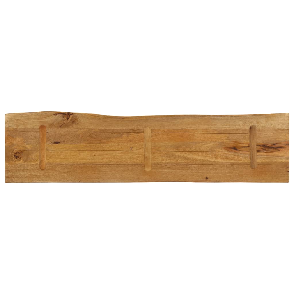 Dessus de table 180x40x2,5 cm bord vivant bois massif manguier - XIOS