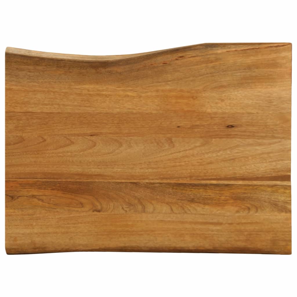 Dessus de table 80x60x2,5 cm bord vivant bois massif manguier - XIOS