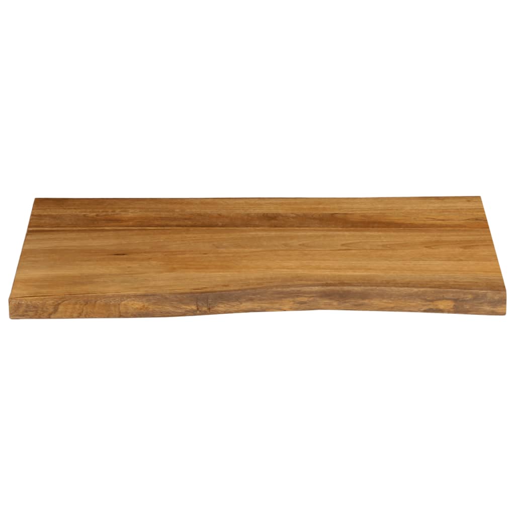 Dessus de table 80x60x2,5 cm bord vivant bois massif manguier - XIOS