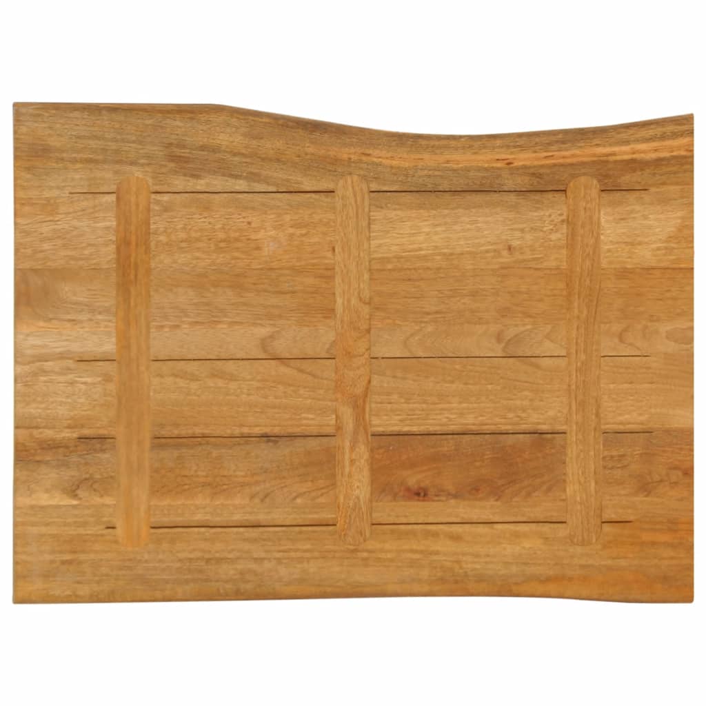 Dessus de table 90x60x2,5 cm bord vivant bois massif manguier - XIOS