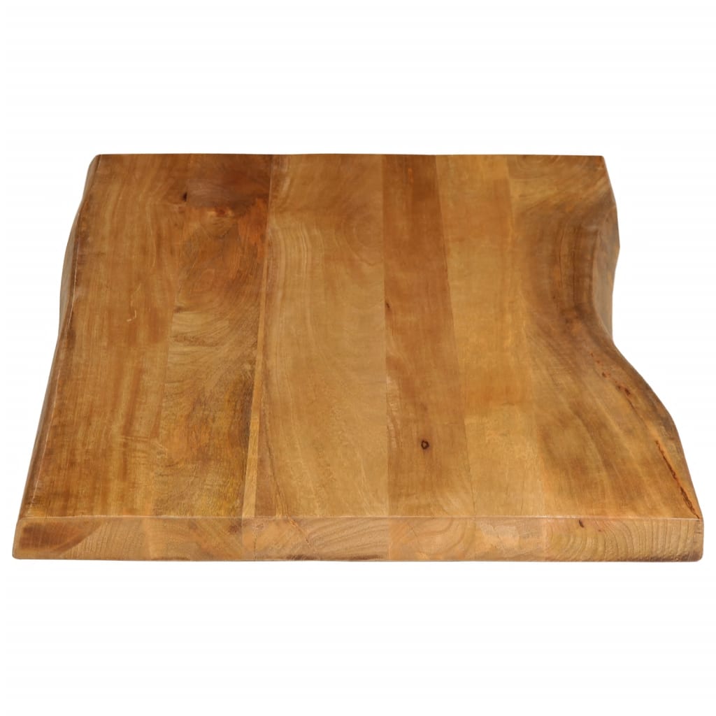 Dessus de table 110x60x3,8 cm bord vivant bois massif manguier - XIOS
