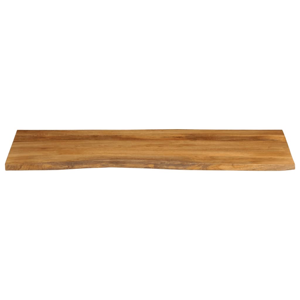 Dessus de table 140x60x3,8 cm bord vivant bois massif manguier - XIOS