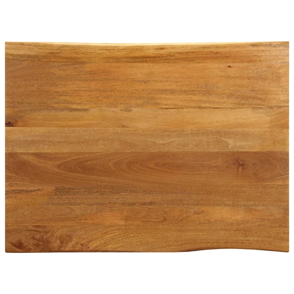 Dessus de table 90x80x3,8 cm bord vivant bois massif manguier - XIOS