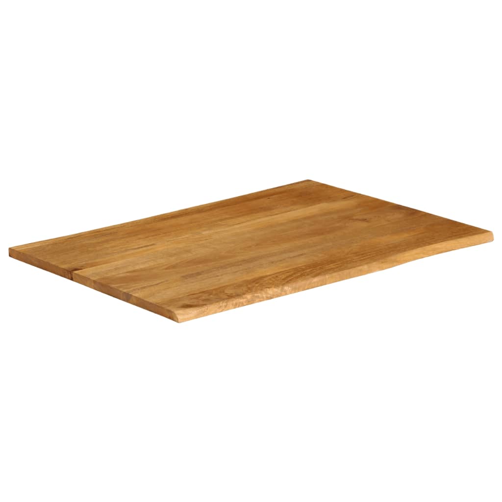 Dessus de table 90x80x3,8 cm bord vivant bois massif manguier - XIOS