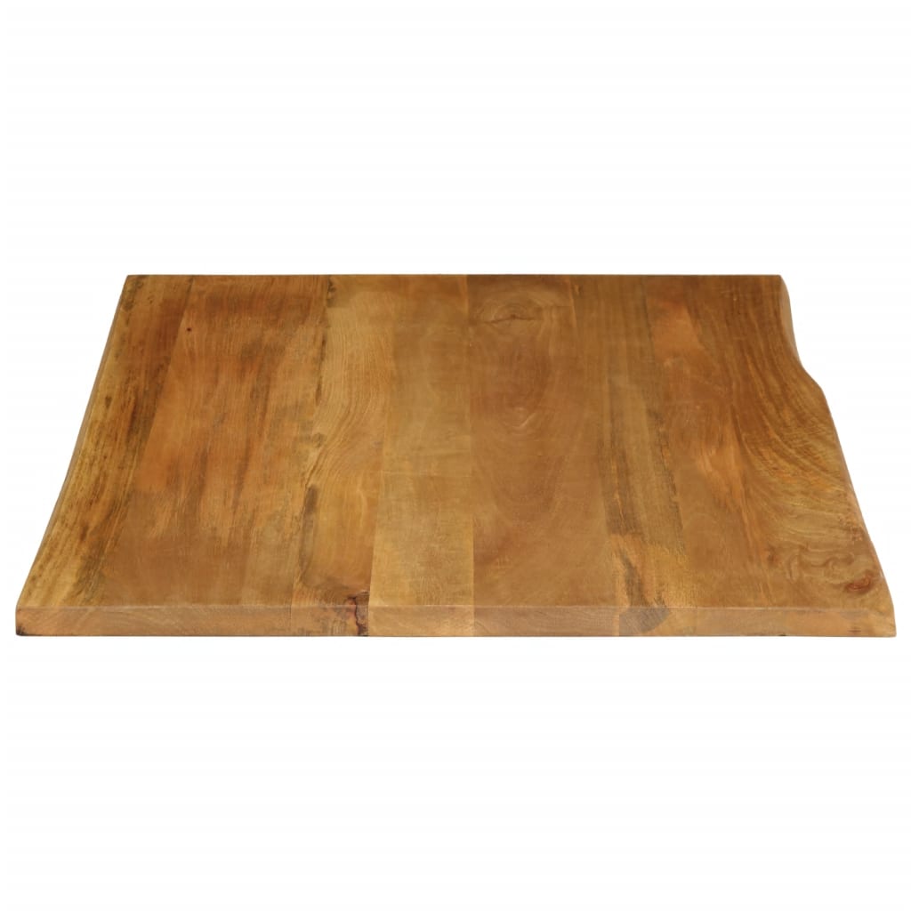 Dessus de table 100x80x3,8 cm bord vivant bois massif manguier - XIOS