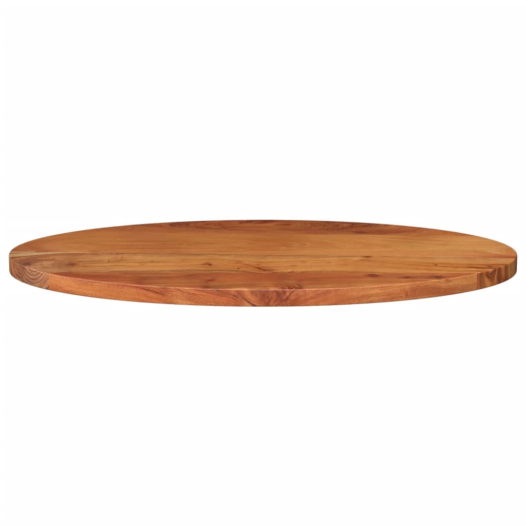 Dessus de table 100x40x3,8 cm ovale bois massif d'acacia - XIOS