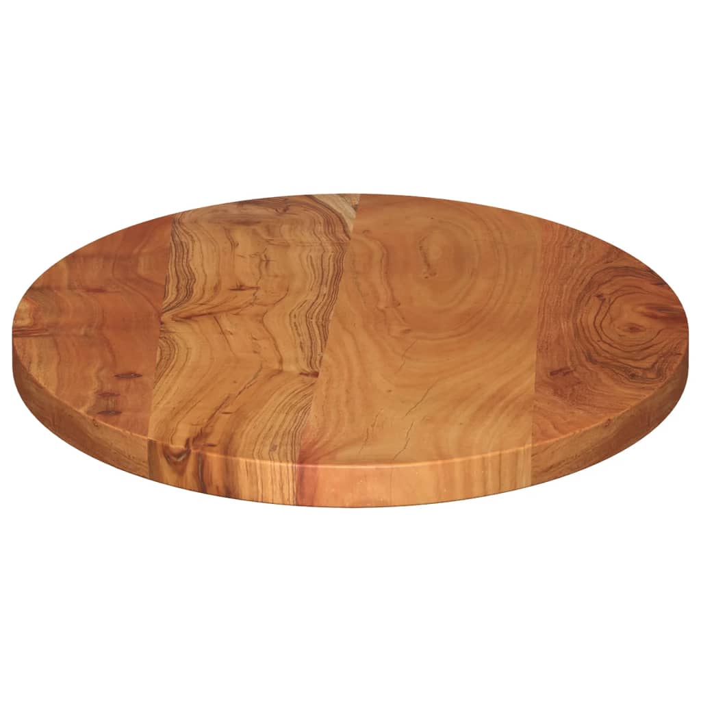 Dessus de table 100x40x3,8 cm ovale bois massif d'acacia - XIOS