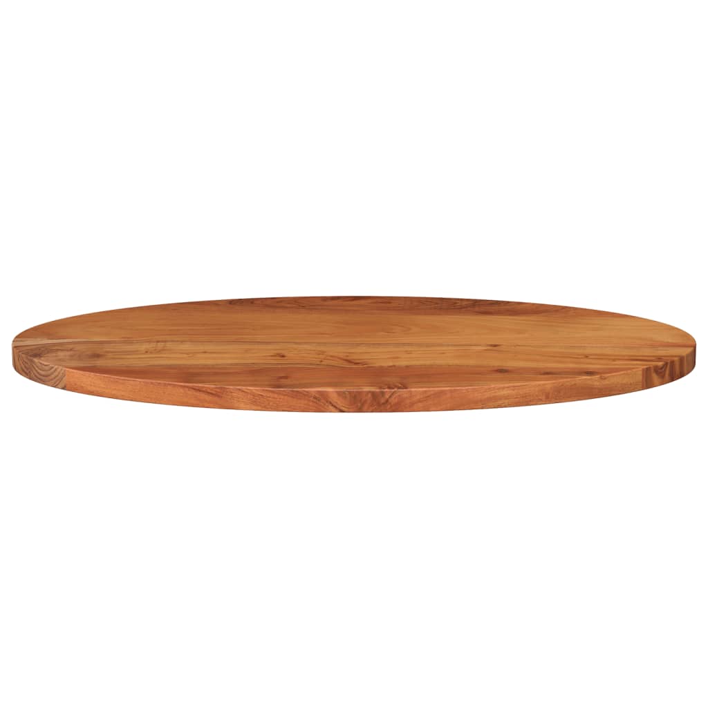 Dessus de table 110x50x3,8 cm ovale bois massif d'acacia - XIOS