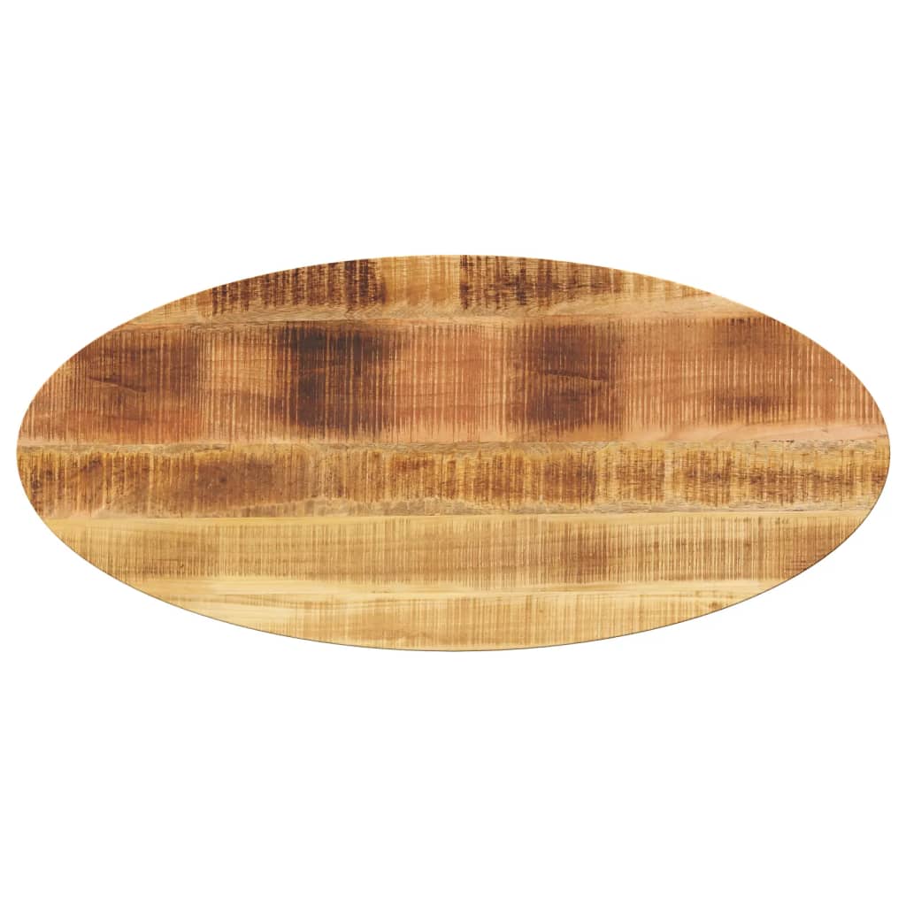 Dessus de table 110x40x2,5 cm ovale bois massif de manguier - XIOS