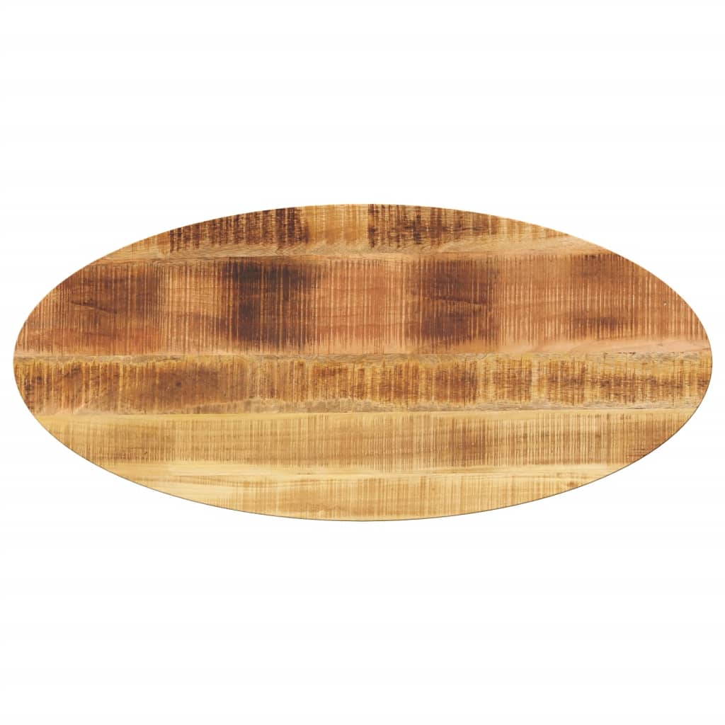 Dessus de table 110x50x3,8 cm ovale bois massif de manguier - XIOS