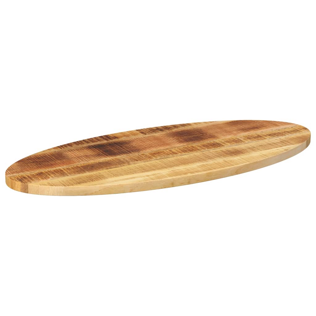 Dessus de table 140x50x3,8 cm ovale bois massif de manguier - XIOS