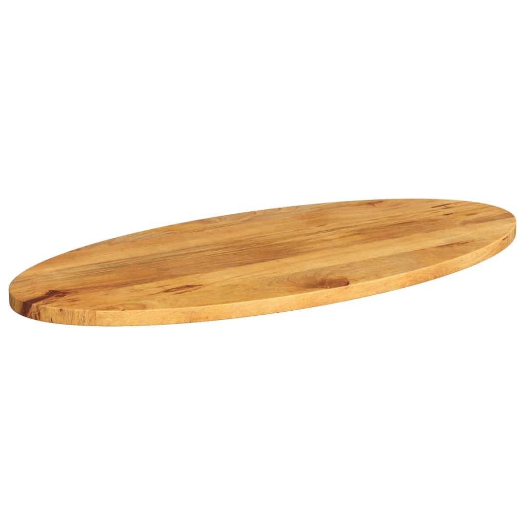 Dessus de table 140x50x3,8 cm ovale bois massif de manguier - XIOS