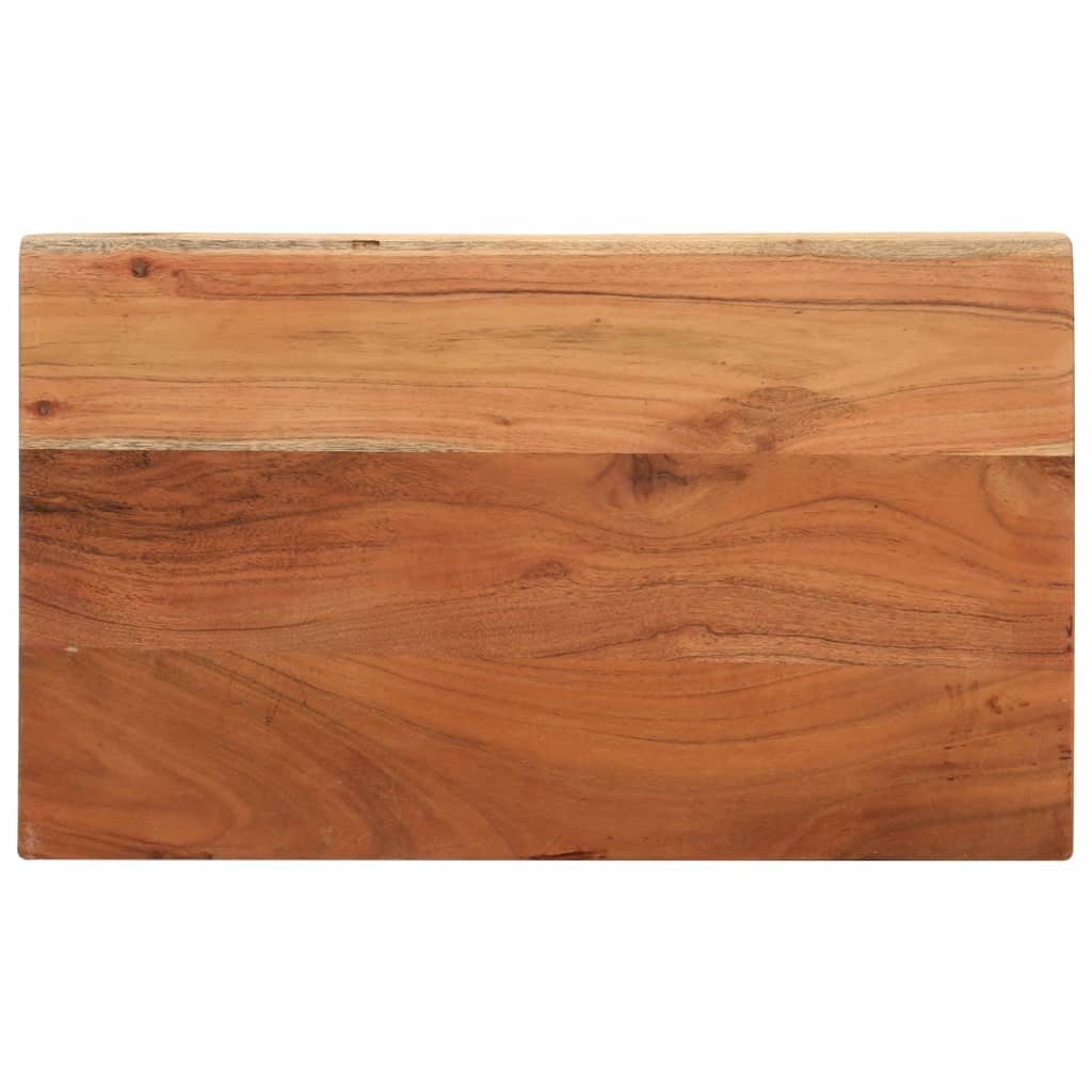 Dessus de table 50x20x3,8 cm rectangulaire bois massif d'acacia - XIOS