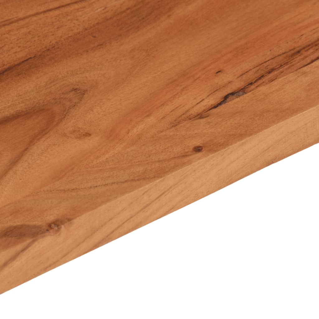 Dessus de table 80x20x3,8 cm rectangulaire bois massif d'acacia - XIOS
