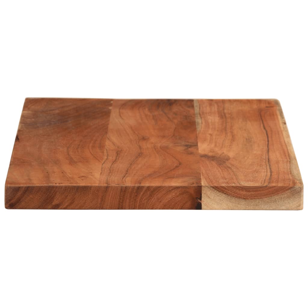 Dessus de table 50x30x3,8 cm rectangulaire bois massif d'acacia - XIOS