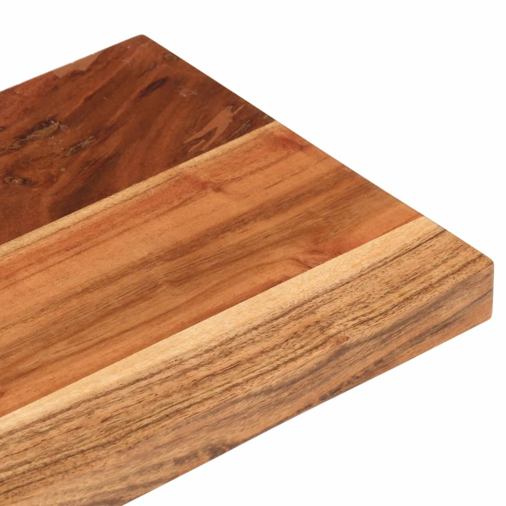 Dessus de table 60x30x3,8 cm rectangulaire bois massif d'acacia - XIOS