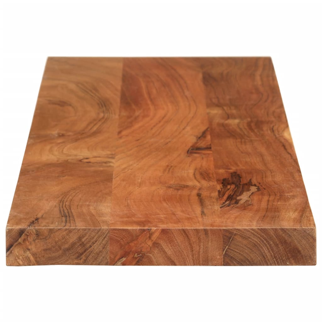 Dessus de table 120x30x3,8cm rectangulaire bois massif d'acacia - XIOS